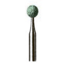 Камінь абразивний під КН Abrasives (Абразівс) № GF602.040RA, 1шт кулька; діам.= 4.00 мм; роб.част.= 4.0 мм; Medium (середня/зелений) (Edenta/Едента)