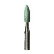 Камінь абразивний під КН Abrasives (Абразівс) № GF661.025RA, 1шт циліндр загострений; діам.= 2.50 мм; роб.част.= 7.0 мм; Medium (середня/зелений) (Edenta/Едента)