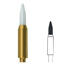 Trimmer Soft Tissue (Тріммер Софт Тіссу) № STT249.314.016, 1шт форма: циліндр загострений; (L= 19 мм); діам.= 1.60 мм; роб.част.= 5.0 мм - Тріммер керамічний під ТН (Edenta/Едента)