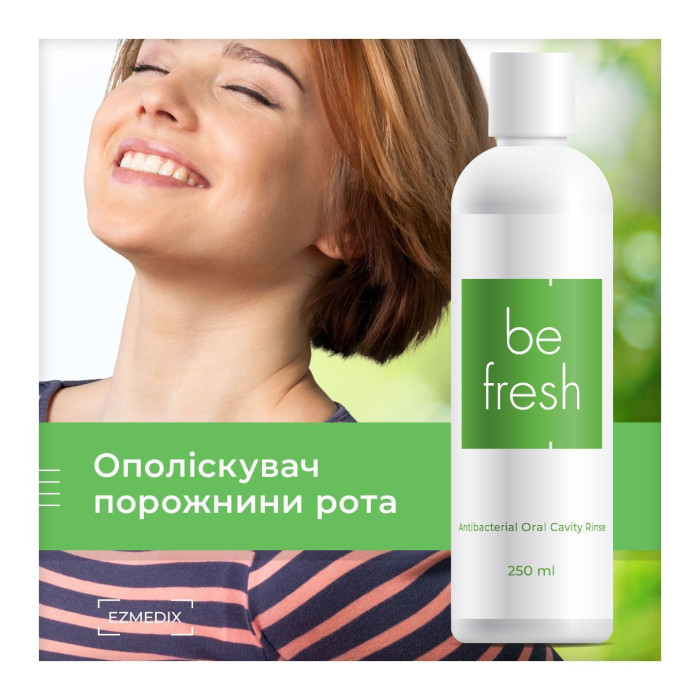 BE FRESH (Бі Фреш), флак. 25мл - Ополіскувач (Ezmedix/Ізімедікс)