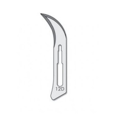 Лезо до скальпеля стерильне № BK500.122, 1шт форма: № 12D (Falcon/Фалкон)