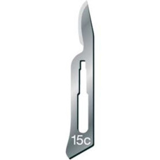 Лезо до скальпеля стерильне № BK500.152, 1шт форма: № 15C (Falcon/Фалкон)