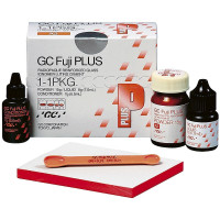 Fuji Plus (Фуджі Плюс), Пак.: 15г+7мл (A3) - Фіксуючий цемент, склоіономерний (GC/Джі-Сі)