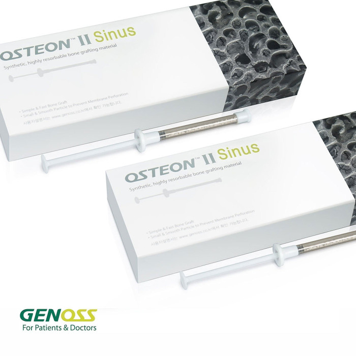 OSTEON II Sinus (Остеон 2 Синус) № DT7G0510050SS, шпр.0.5куб.см розм.= 0.5-1.0мм - Кістковий матеріал (Genoss/Ґеносс)