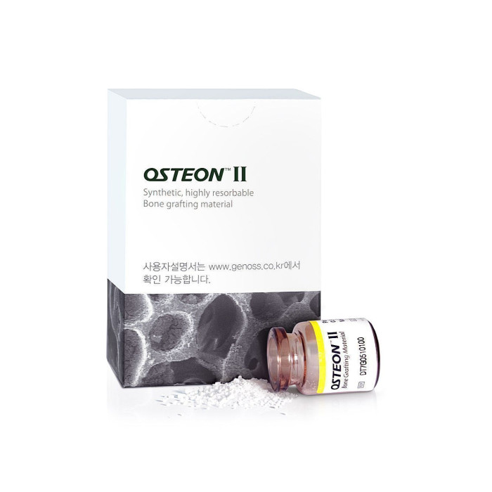 OSTEON II (Остеон 2) № 3DT7G0510100, флак. 1куб.см розм.= 0.5-1.0мм - Кістковий матеріал (Genoss/Ґеносс)