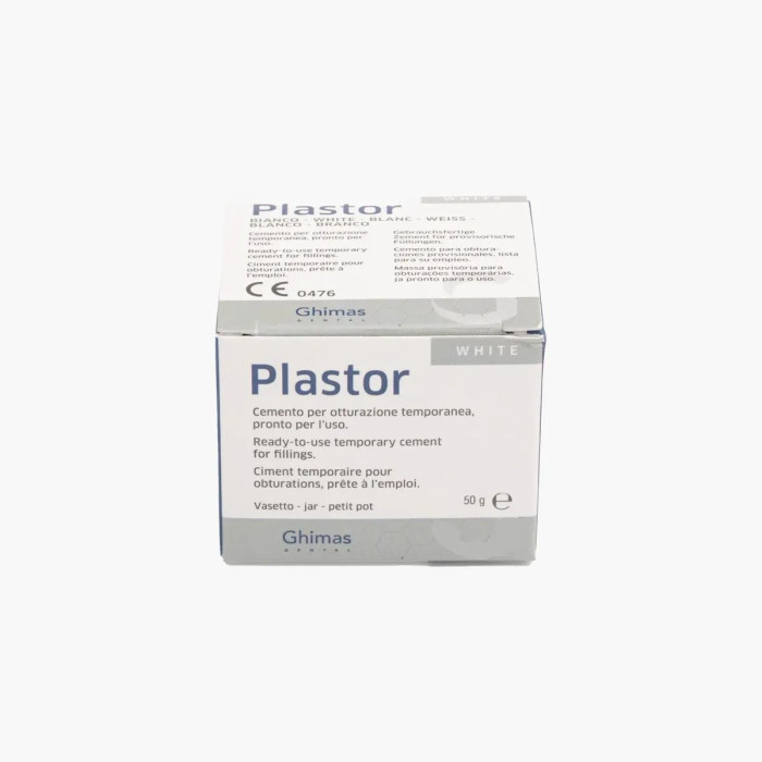 Plastor (Пластор), флак. 50г (White) - Тимчасовий цемент, без-евгенольний (Ghimas/Гімас)