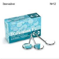 Дзеркало стоматологичне з родієвим покриттям TOPvision FS Rhodium № 719x12, 1шт діам.= 12 мм; розм.= 12 (Hahnenkratt/Ханенкратт)