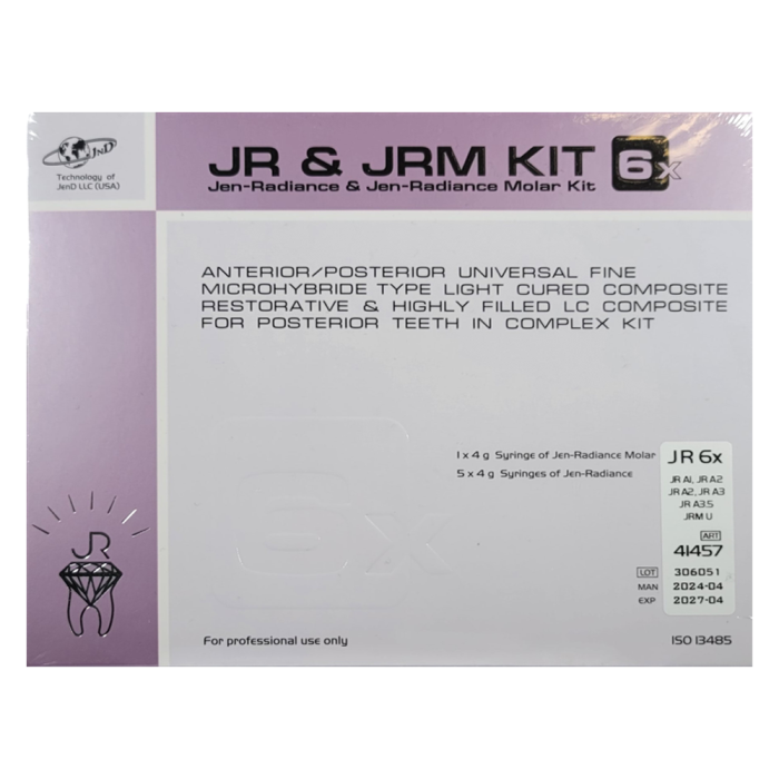 Jen-Radiance  + M Special 6х Kit (Джен-Радіанс), Н-р: 5 х шпр.4г (A1, 2хA2, A3, A3.5) (+Jen-Radiance Molar(шпр.4г:U)) - Реставраційний композит, субмікронний (Джендентал-Україна/Джендентал-Україна)