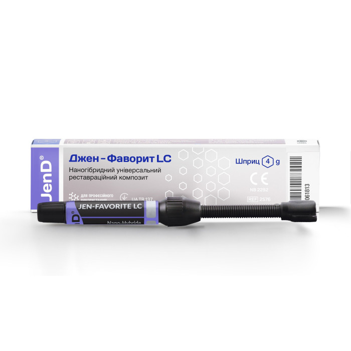 Jen-Favorite (Джен-Фаворіт LC), шпр.4г (A1E) - Реставраційний композит, наногібридний (Джендентал-Україна/Джендентал-Україна)