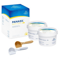 Panasil Putty Soft № 11121, Пак.: 2 х банка 450мл колір: жовтий - Відбиткова маса (VPS, A-силікон), база, дуже висока в'язкість (тип 0) (Kettenbach/Кеттенбах)