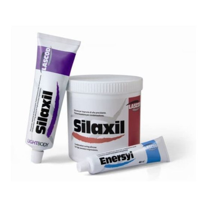 Silaxil (Сілаксіл), Н-р: 900мл+140мл+40мл - Відбиткова маса (C-силікон) (Lascod/Ласкод)