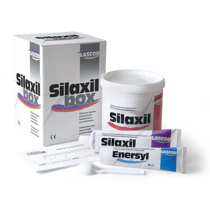 Silaxil (Сілаксіл), Н-р: 900мл+140мл+40мл - Відбиткова маса (C-силікон) (Lascod/Ласкод)