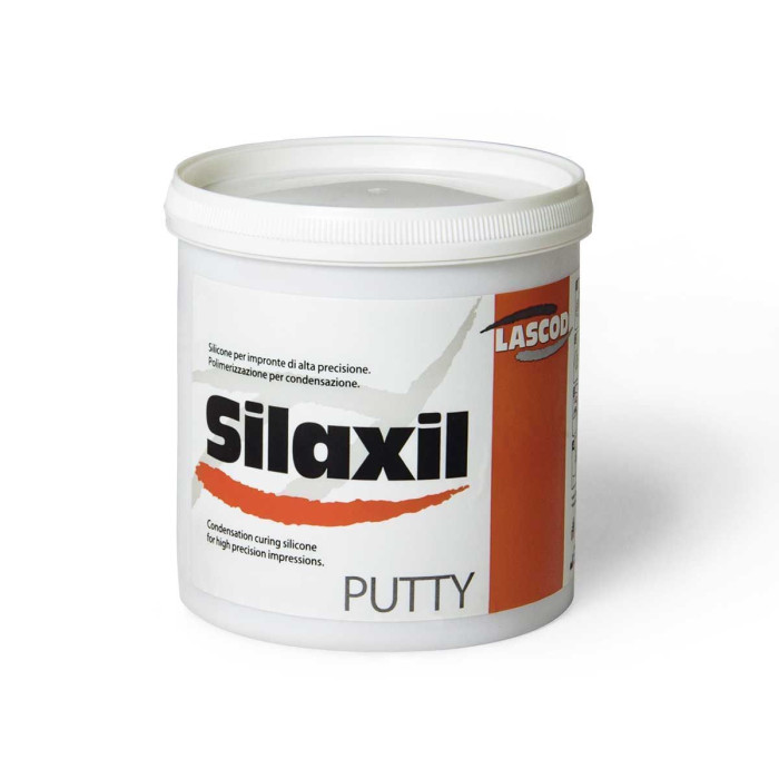 Silaxil Putty (Сілаксіл Патті) № SLP010, банка 900мл - Відбиткова маса (C-силікон), база, низька в'язкість (тип 3) (Lascod/Ласкод)