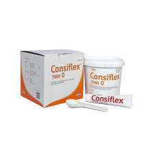 Consiflex, Type 0 (Консіфлекс, Тип 0) № 2610, Пак.: 1440г+40г - Відбиткова маса (C-силікон), база, дуже висока в'язкість (тип 0) (Latus/Латус)
