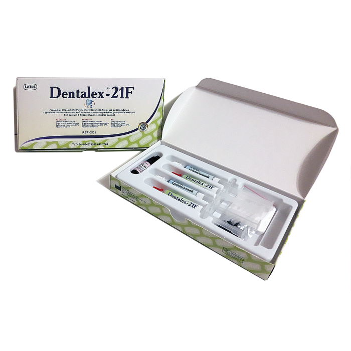 Dentalex-21F (Денталекс-21F) № 0521, Н-р: 2х4г+3г колір: напівпрозорий - Фісурний герметик (Latus/Латус)
