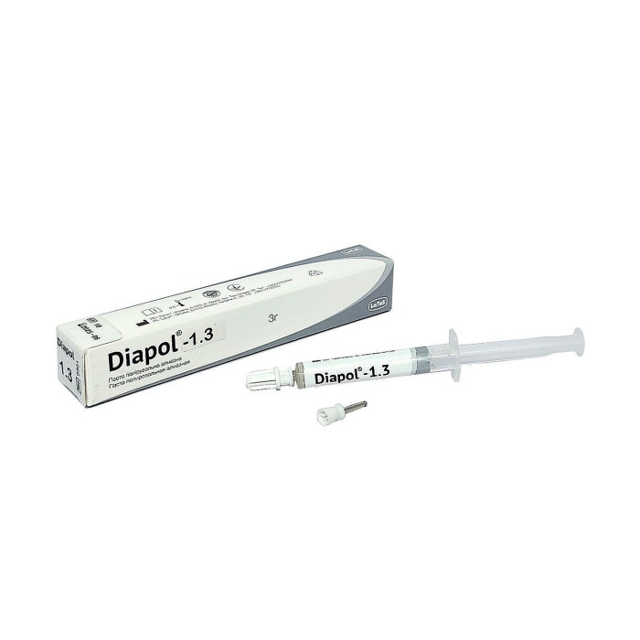 Diapol-1.3 (Діаполь-1.3) № 0301, шпр.3г (+полірувальна чашка) - Паста полірувальна діамантова (Latus/Латус)