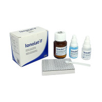Ionolat-F (Іонолат-F) № 2002, Пак.: 20г+15г+10г - Фіксуючий цемент, склоіономерний (Latus/Латус)
