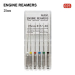 Engine Reamers (Енджайн Рімерс), 6шт/пак довж.=25 мм; № 25 - Каналорозширювачі, машинні (Mani/Мані)