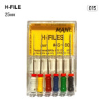 H-File (Н-Файл), 6шт/пак довж.=25 мм; № 15 - Каналорозширювачі, ручні (Mani/Мані)