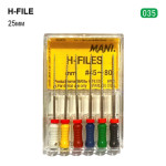H-File (Н-Файл), 6шт/пак довж.=25 мм; № 35 - Каналорозширювачі, ручні (Mani/Мані)