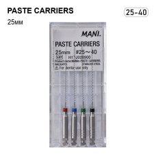 Paste Carriers (Паст Керріерс), 4шт/пак довж.=25 мм; № 25-40 - Каналонаповнювачі, машинні (Mani/Мані)