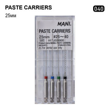 Paste Carriers (Паст Керріерс), 4шт/пак довж.=25 мм; № 40 - Каналонаповнювачі, машинні (Mani/Мані)