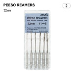 Peeso Reamers (Пессо Рімерс), 6шт/пак довж.=32 мм; № 2 - Розгортки кореневі, машинні (Mani/Мані)