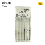 U-File (У-Файл), 6шт/пак довж.=33 мм; № 20 - Ультразвукові файли, машинні (Mani/Мані)