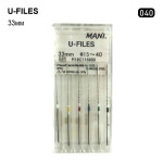 U-File (У-Файл), 6шт/пак довж.=33 мм; № 40 - Ультразвукові файли, машинні (Mani/Мані)