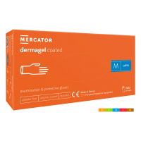 Рукавички латексні текстуровані Dermagel (Дермагель), 100шт/пак розм.= 