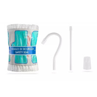 Слиновідсмоктувачі ASPIRDENTAL № 3410/02/1, 100шт/пак довжина= 150 мм; діам.= 6.50 мм; колір: матовий білий (Nostrum/Нострум)