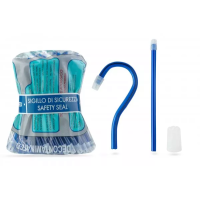 Слиновідсмоктувачі ASPIRDENTAL № 3410/04/1, 100шт/пак довжина= 150 мм; діам.= 6.50 мм; колір: прозорий блакитний (Nostrum/Нострум)