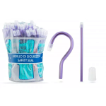 Слиновідсмоктувачі ASPIRDENTAL № 3410/13/1, 100шт/пак довжина= 150 мм; діам.= 6.50 мм; колір: прозорий фіолетовий (Nostrum/Нострум)