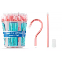 Слиновідсмоктувачі ASPIRDENTAL № 3410/10/1, 100шт/пак довжина= 150 мм; діам.= 6.50 мм; колір: прозорий рожевий (Nostrum/Нострум)