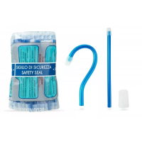 Слиновідсмоктувачі ASPIRDENTAL № 3410/09/1 , 100шт/пак довжина= 150 мм; діам.= 6.50 мм; колір: прозорий світло-блакитний (Nostrum/Нострум)