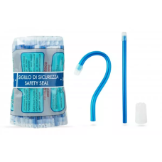 Слиновідсмоктувачі ASPIRDENTAL № 3410/09/1 , 100шт/пак довжина= 150 мм; діам.= 6.50 мм; колір: прозорий світло-блакитний (Nostrum/Нострум)