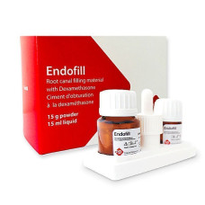 Endofill (Ендофілл), Пак.: 15г+15мл - Цемент для каналів (цинк-оксид-евгенол, з гiдрокортизоном) (PD/Пі-Ді)