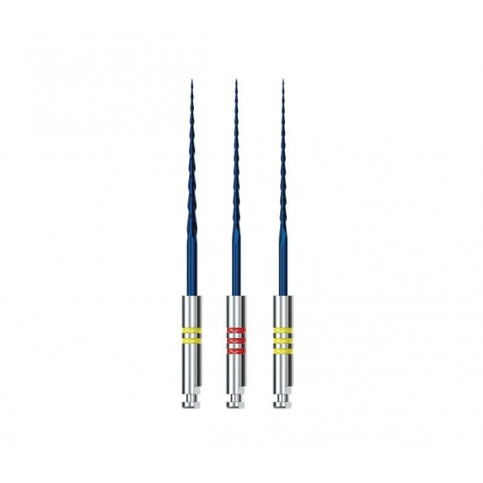 Endostar E3 Azure Small, 6шт/пак форма: конус .06; розм.= 20 - Каналорозширювачі, машинні (Poldent/Полдент)
