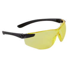 Окуляри захисні, жовті, відкриті  Ultra Safety Glasses № PS38AMR, 1шт (PortWest/ПортВест)