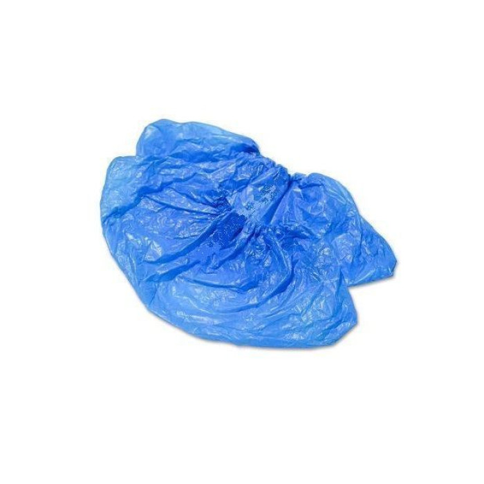 Бахіли, 50пар/пак колір: блакитний; товщ.= 2.5 г (11 мкм) (ЕКО САТУС)