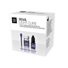 Riva Light Cure (Ріва Лайт Кюр), Пак.: 15г+7.2мл (A3) - Пломбувальний матеріал, склоіономерний (SDI/Ес-Ді-Ай)