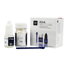 Riva Self Cure (Ріва Селф Кюр), Пак.: 15г+8мл (A2) - Пломбувальний матеріал, склоіономерний (SDI/Ес-Ді-Ай)