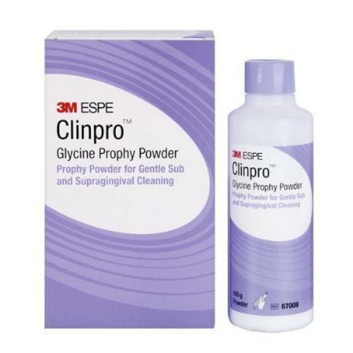 Порошок для профчищення (гліцин) Clinpro Prophy Powder (Клінпро Профі Павдер) № 67008, флак. 160г (Solventum (3M)/Солвентум (ЗМ))