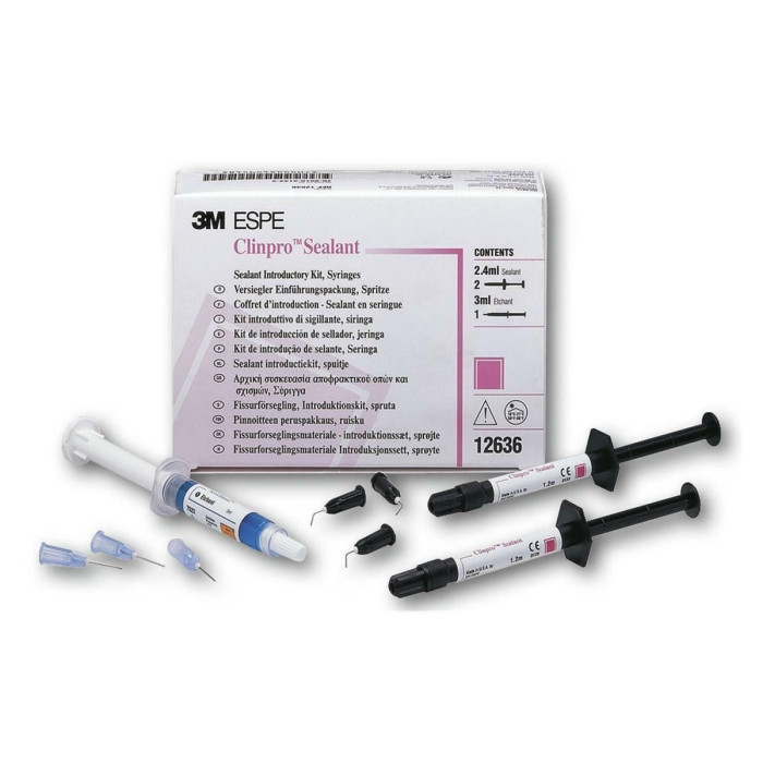 Clinpro Sealant (Клінпро Сілант) № 12636, Н-р: 2 х шпр.1.2мл колір: рожевий (+Scotchbond 3мл, насадки) - Фісурний герметик (Solventum (3M)/Солвентум (ЗМ))