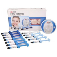 Filtek Ultimate Professional Kit (Філтек Ультімейт) № 3920P, Н-р: 12 х шпр.4г (A2D, A3D, B3D, A2B, A3B, A3,5B, B2B, A1E, A2E, A3E, WE, AT) (+селектор відтінків, технічний гід, інструкція) - Реставраційний композит, нанокластерний (Solventum (3M)/Солвентум