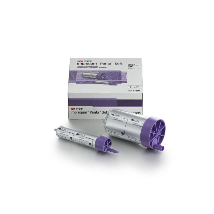 Impregum Penta Soft  (Імпрегам Пента Софт) № 31794, Пак.: 300+60мл колір: світло-бузковий - Відбиткова маса (поліефірна), середня в'язкість (тип2) (Solventum (3M)/Солвентум (ЗМ))