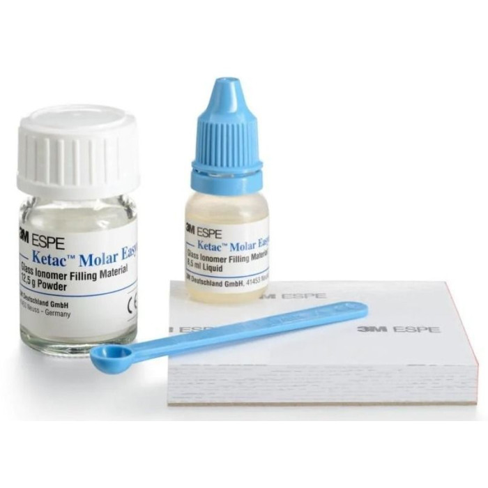 Ketac-Molar Easymix ART (Кетак-Моляр Ізімікс АРТ) № 56633, Пак.: 12.5г+8.5мл (A3) - Пломбувальний матеріал, склоіономерний (Solventum (3M)/Солвентум (ЗМ))