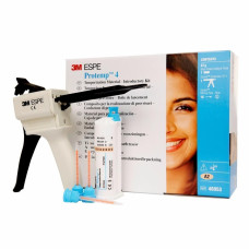 Protemp 4 Intro Kit (Протем 4) № 46953, Н-р:  картр.50мл (A2) (+пістолет-диспенсер Garant 10:1, 16 змішувальних насадок Garant блакитні) - Композит для тимчасових коронок картридж 4:1 (Solventum (3M)/Солвентум (ЗМ))