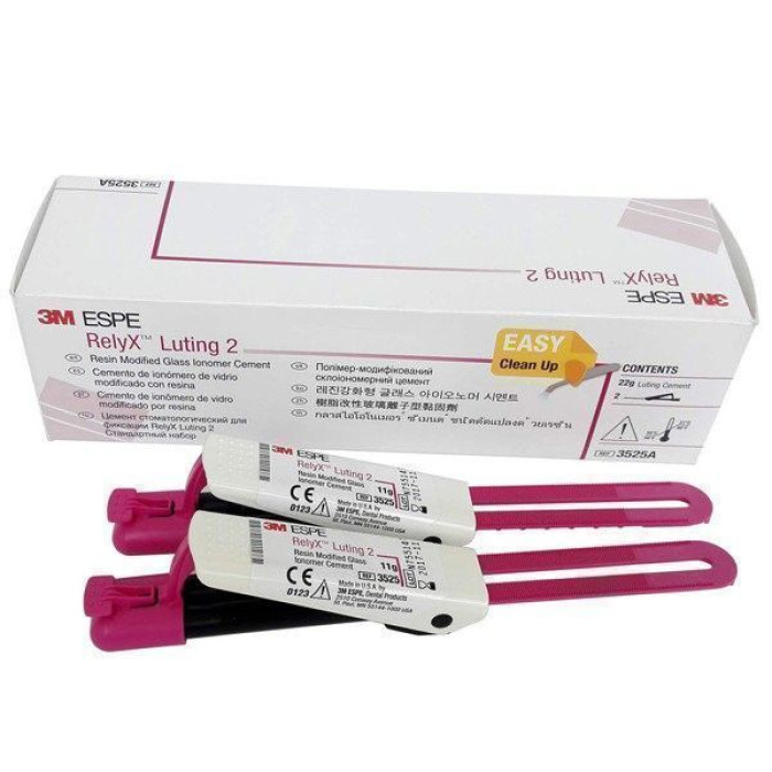 Rely-X Luting 2 (РелайІкс Льютінг 2) № 3525A, Пак.: 2 х клікер 11г - Фіксуючий цемент, склоіономерний (Solventum (3M)/Солвентум (ЗМ))