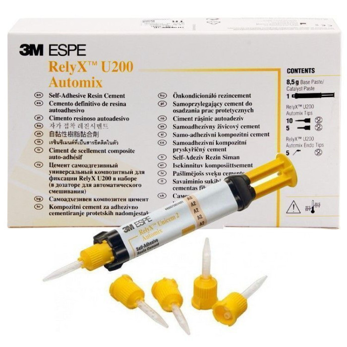 RelyX U200 Automix (РелайІкс Ю200) № 56897, Пак.: шпр.8.5г (TR) - Фіксуючий цемент, композитний (Solventum (3M)/Солвентум (ЗМ))